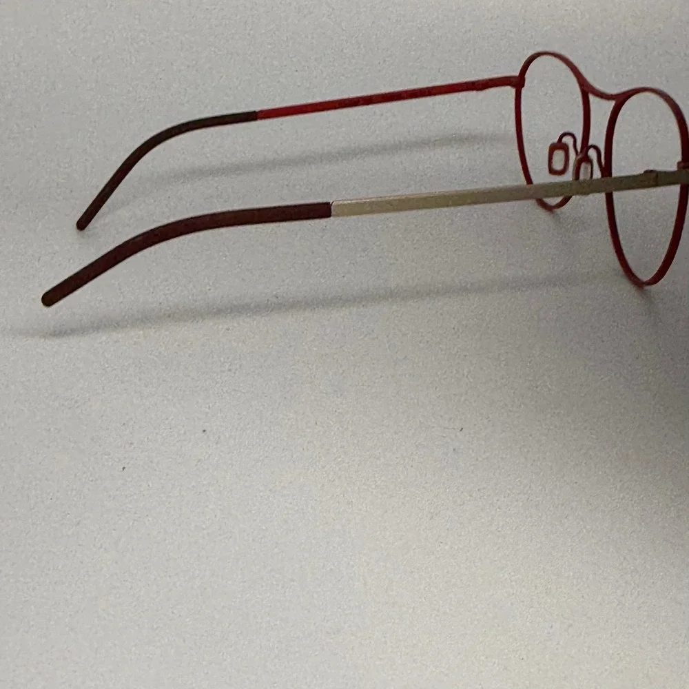 Orgreen Denmark Columbia 1069 Red Gold Titanium Eyeglass Frames 54-16-140
